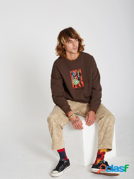 Volcom Sudadera Bob Mollema - DARK BROWN