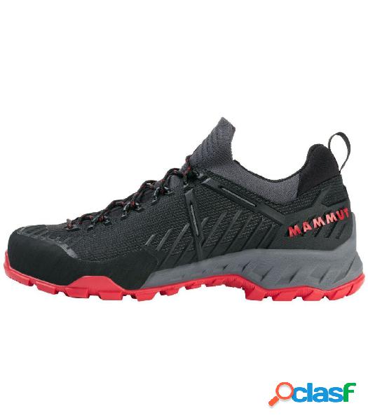 ZAPATILLAS MAMMUT ALNASCA KNIT II LOW HOMBRE BLACK-SPICY 44