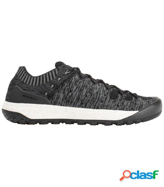 ZAPATILLAS MAMMUT HUECO KNIT LOW HOMBRE BLACK-TITANIUM 44