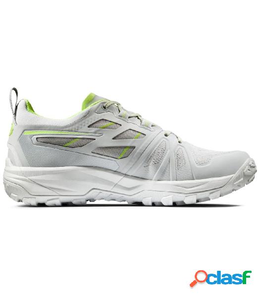ZAPATILLAS MAMMUT SAENTIS LOW GTX MUJER ICE GRAY-HIGHLIME 38