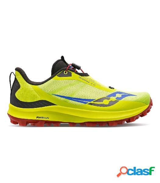 Zapatillas Saucony Peregrine 12 ST Hombre Acid Lime Spice 44