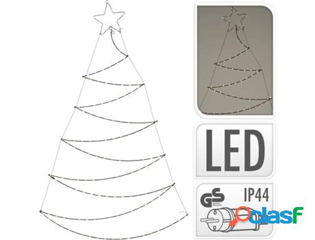 Árbol de Navidad AMBIANCE con 150 luces LED (Negro -