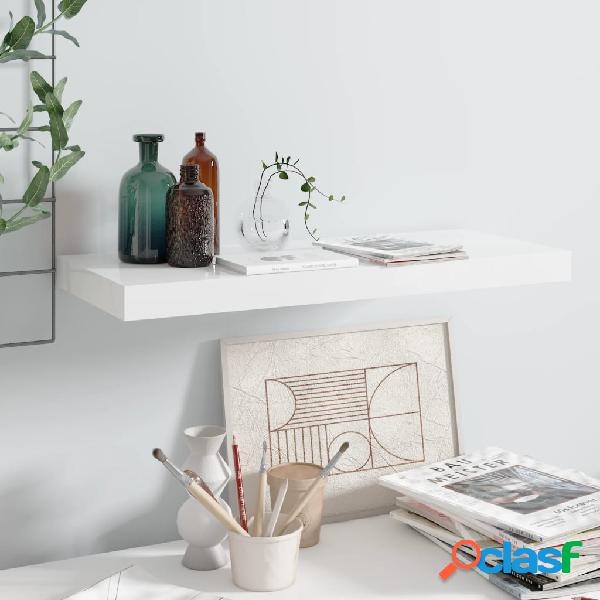 vidaXL 323748 Floating Wall Shelf High Gloss White