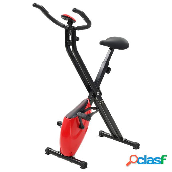 vidaXL Bicicleta estática magnética X con pulsómetro
