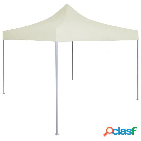 vidaXL Carpa plegable profesional para fiestas acero color