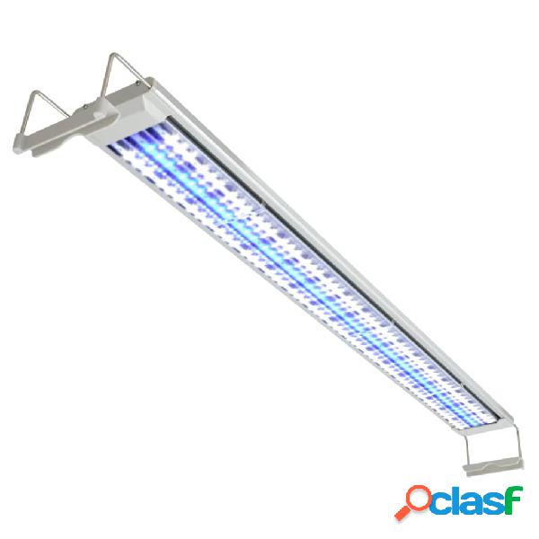 vidaXL Lámpara LED de acuario 120-130 cm aluminio IP67