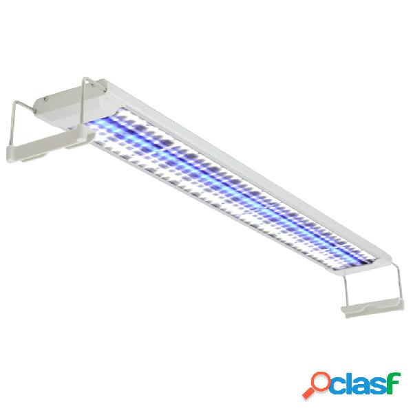 vidaXL Lámpara LED de acuario 80-90 cm aluminio IP67