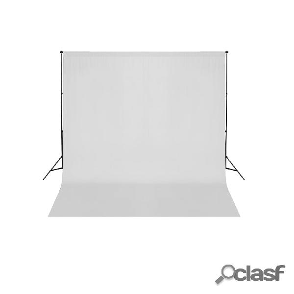 vidaXL Sistema de soporte de telón fondo fotográfico
