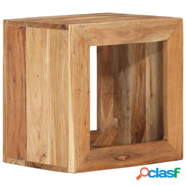 vidaXL Taburete madera maciza de acacia 40x30x40 cm