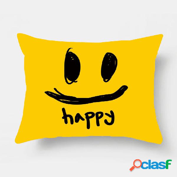 1 funda de almohada con estampado Simple de dibujos animados