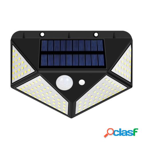 128 luces al aire libre accionadas solares de la cerca de