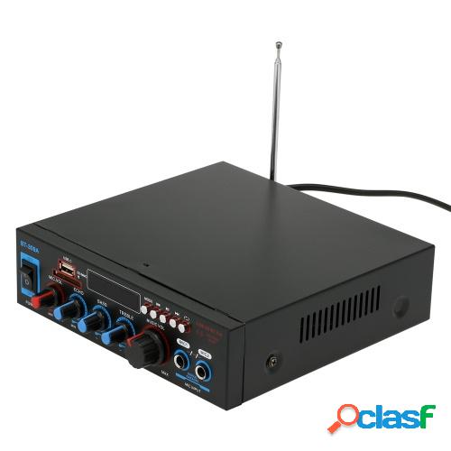 12V / 220V Mini Audio Amplificador de potencia BT Receptor