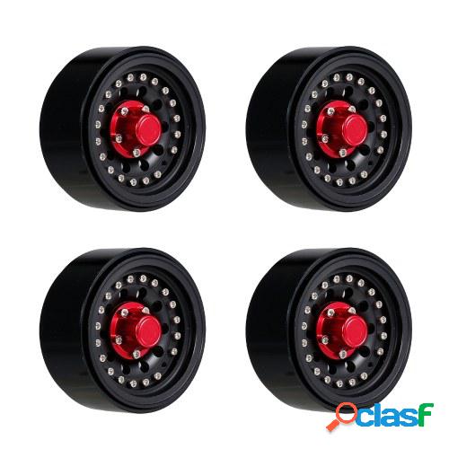 4PCS 1.9in Cubo de llanta de rueda de metal Beadlock para