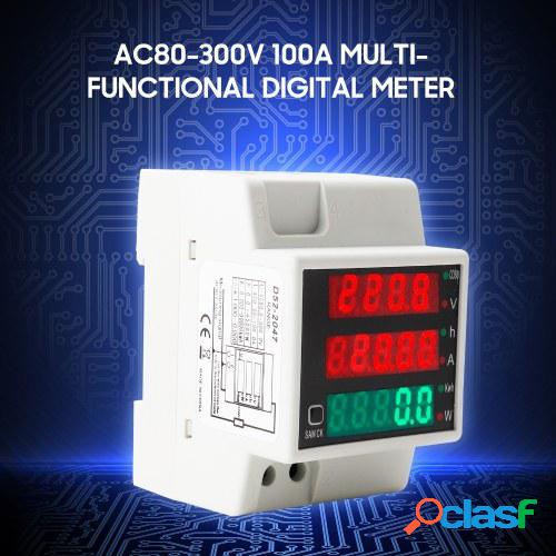 AC80-300V 100A Medidor de energía digital Multímetro de