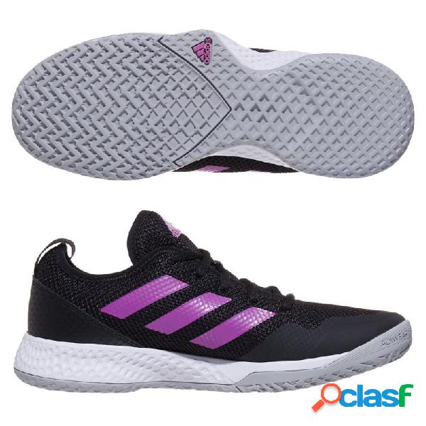 Adidas Courtflash W core black semi pulse lilac 2022