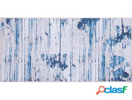 Alfombra Burdur (Azul - Poliéster -80x150x0.5 cm)