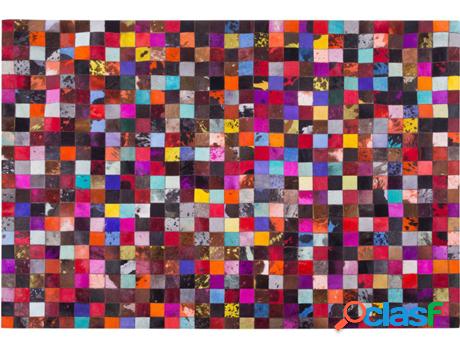 Alfombra Enne (Multicolor - Piel Genuina -160x230x1 cm)