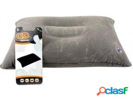 Almohada HOGAR Y MÁS Viaje Hinchabable Gri (40x25x14 cm)