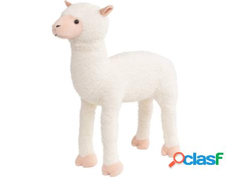 Alpaca VIDAXL Peluche Blanco (XXL)