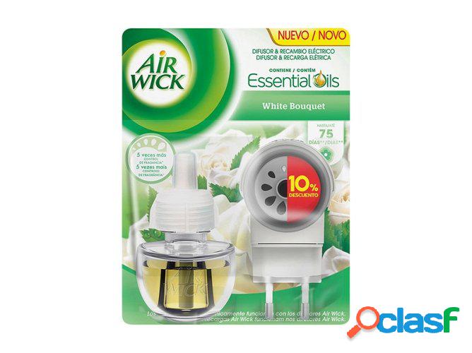Ambientador Eléctrico + Recambio AIR WICK White Bouquet