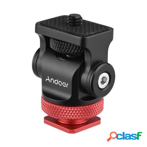 Andoer 360 ° Cámara giratoria Monitor Cabeza adaptadora de