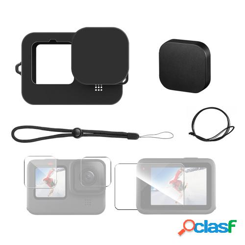 Andoer Sports Camera Housing Case Set Marco de cámara