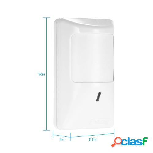 Anti-Pet PIR Sensor de movimiento Alarma con cable Detector