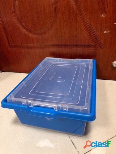 Aoresac caja de juguetes de plástico caja de herramientas