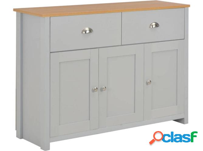 Aparador VIDAXL Gris (112x35x81 cm)