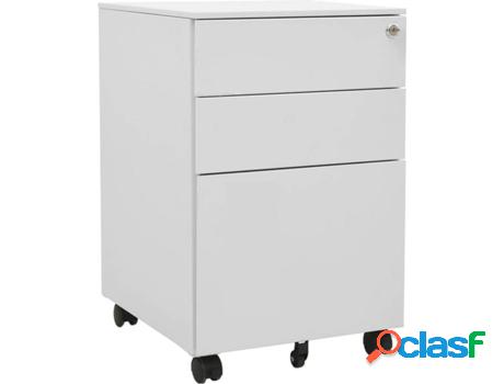 Archivador VIDAXL Gris Claro (39 x 45 x 60 cm - Acero)