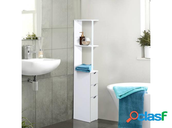 Armario alto de WC HOMCOM 834-114