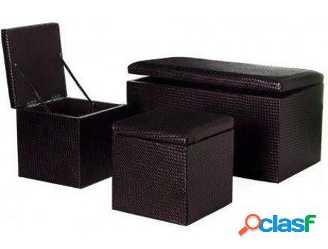 Asiento- Puff HOGAR Y MÁS Puf Arcón De En Polipiel