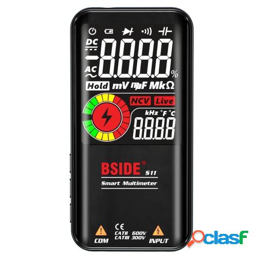 BSIDE S11 Multímetro inteligente de 9999 recuentos Pantalla
