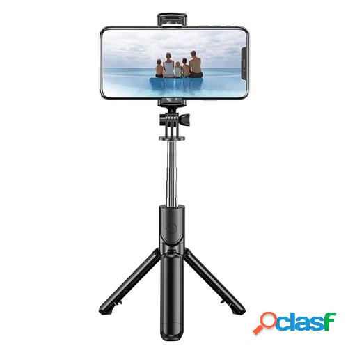 BT Selfie Stick Trípode plegable Rotación de 360 °