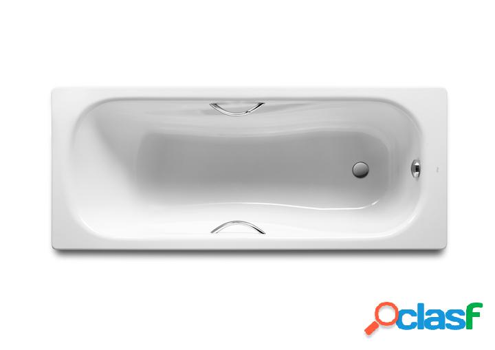 Bañera Roca de acero rectangular fondo antideslizante