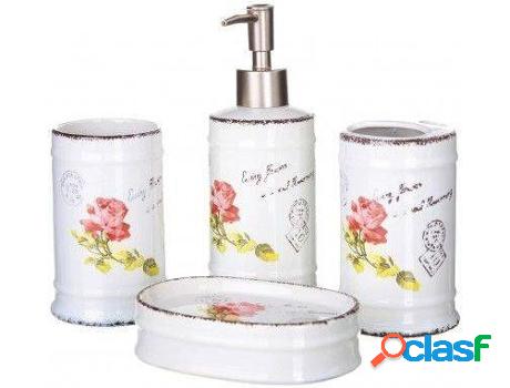 Baño HOGAR Y MÁS Elegante De Gre Con Diseño Al Red Rose