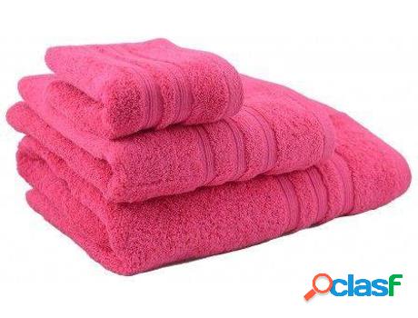 Baño HOGAR Y MÁS Toalla De Ducha De Algodón Fucsia (70 x