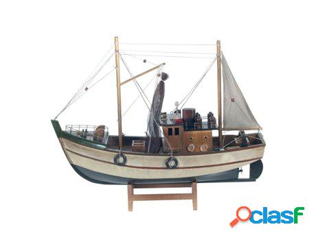 Barco Pesquero con Cuerdas Regalo Vehículos Colección
