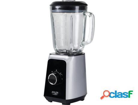 Batidora Vaso ADLER AD4076 (500 W - 1.5 L - Plateado)