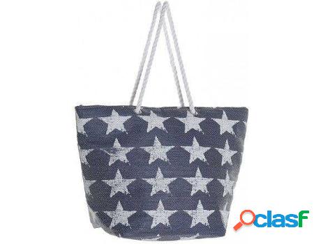Bolso HOGAR Y MÁS Mujer Playa Star (poliéster fibras)