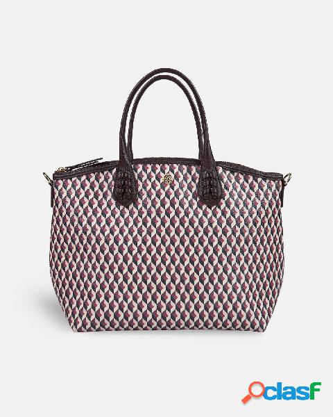Bolso Zip Tote Born, Cherry
