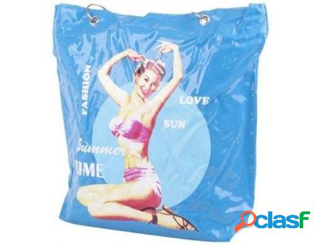 Bolsos HOGAR Y MÁS Con Rectangular Azul Chic a (31 x 37 x