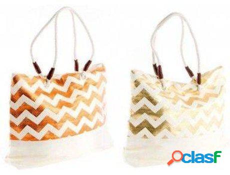Bolsos HOGAR Y MÁS Fibra Zigzag (47 x 13 x 39 cm)