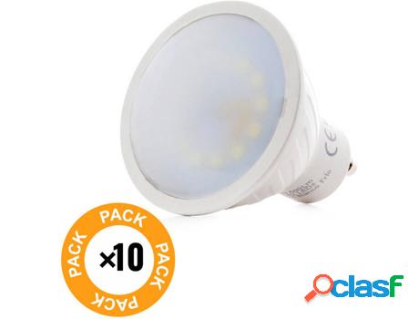 Bombilla LED GREENICE GU10-SMD-6W-IC-CW-10PK-AP (Casquillo: