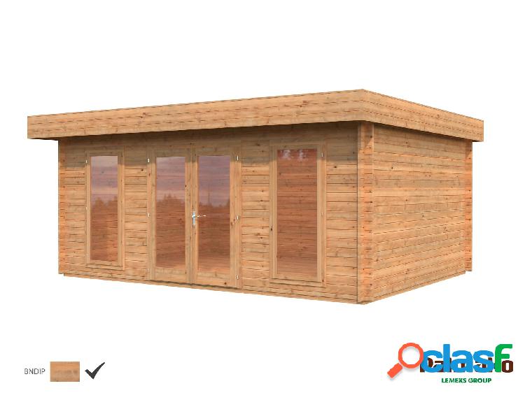 Cabaña de madera Palmako Bret 19.9m2 Marrón