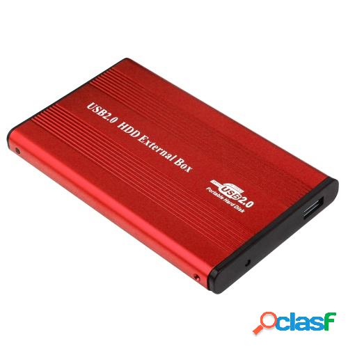 Caja de disco duro USB2.0 a IDE Caja IDE de 2.5 '' HDD Caja