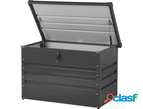 Caja para Jardín Cebrosa (Gris - Acero -62x100x64 cm)