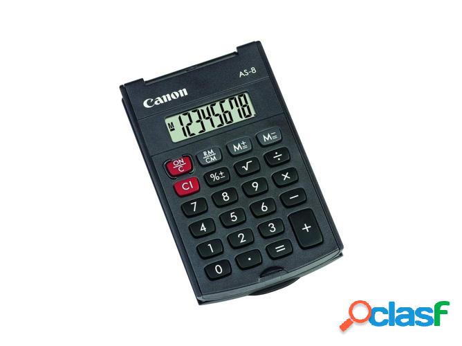 Calculadora Básica de bolsillo CANON AS-8 HB - 4598B001AB