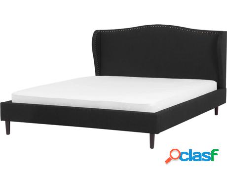 Cama Colmar (Negro - Poliéster -215x192x107 cm)