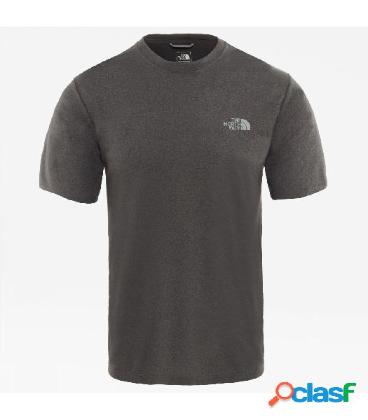 Camiseta The North Face Reaxion Amp Crew Hombre Dark Grey